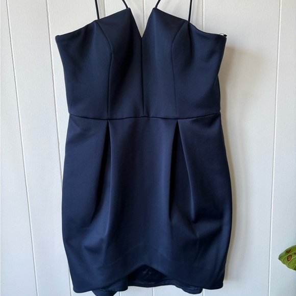 NWT Ever New Navy Tulip Cocktail Mini Dress | Size 12 - Picture 8 of 9